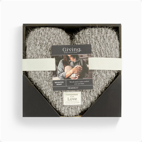 Taupe Giving heart