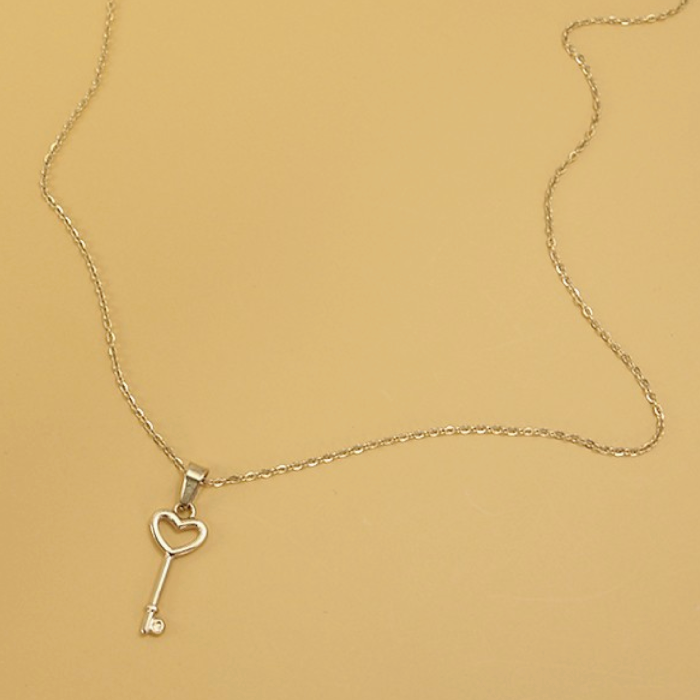 Gold Key Necklace