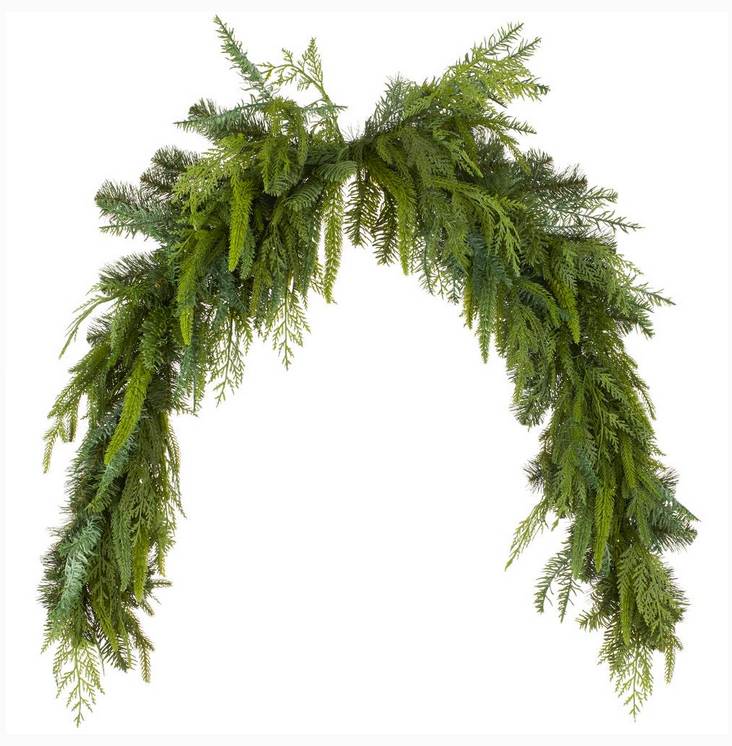 5' Cedar Mixed Pine Garland