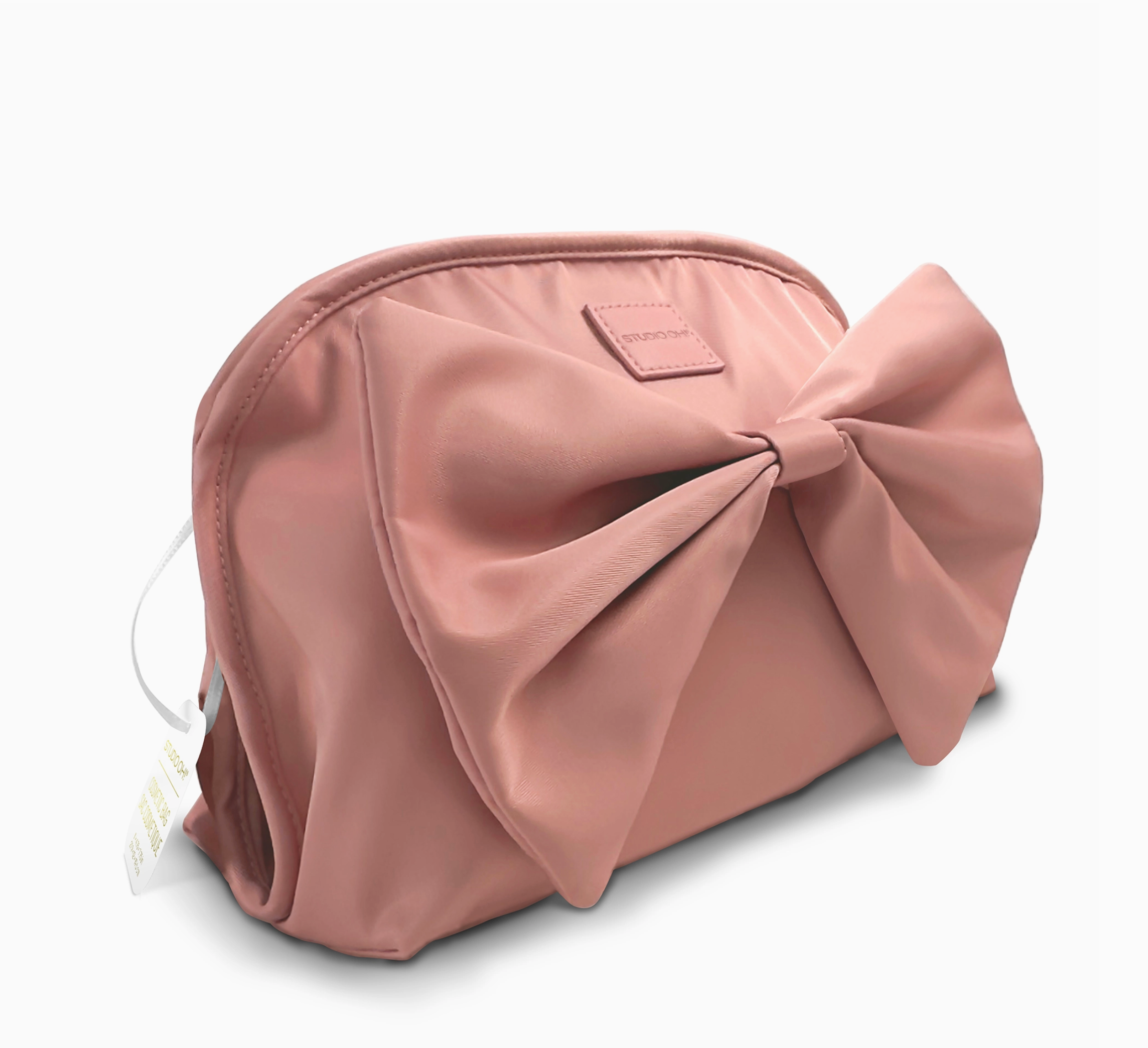 Pink Bow Cosmetic Bag