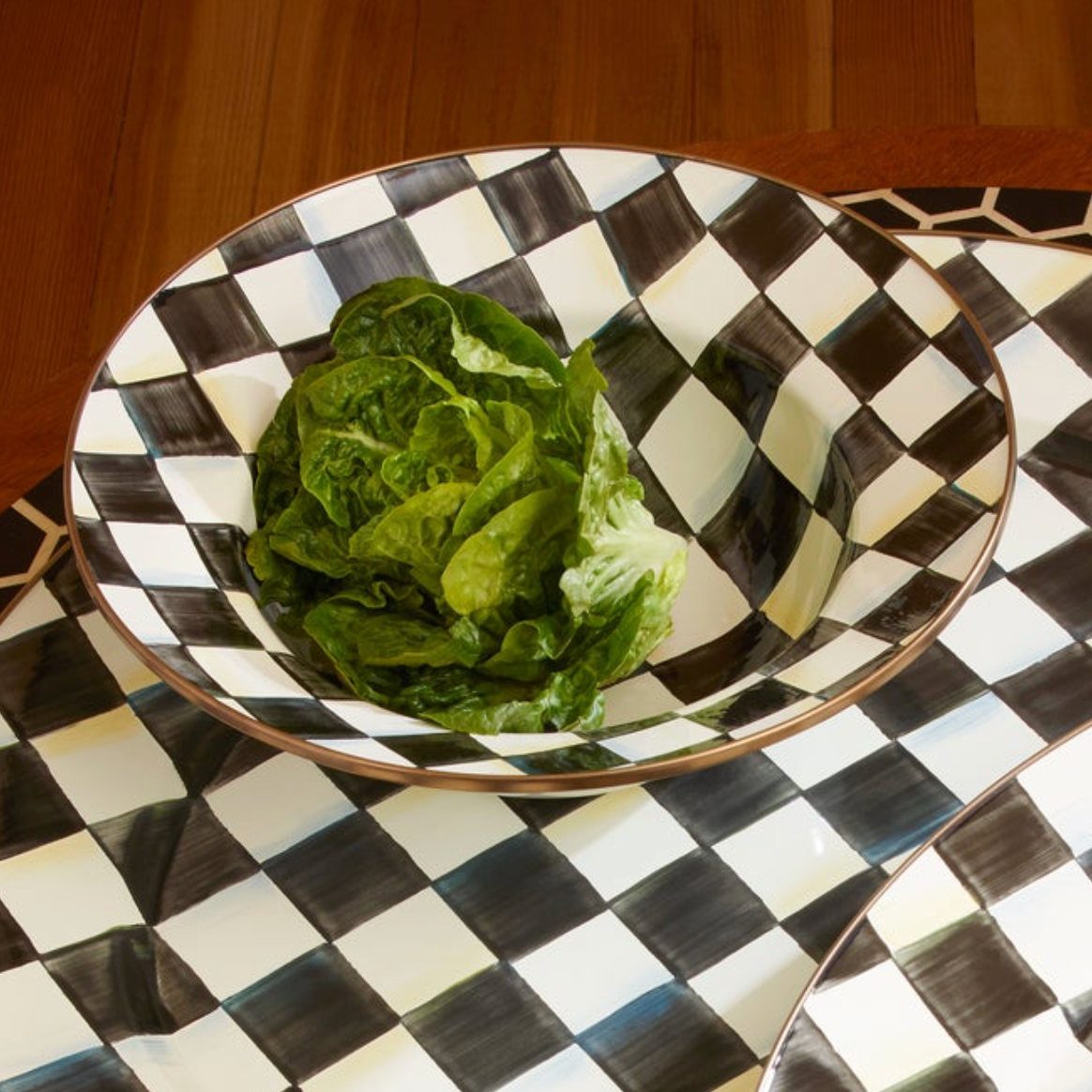 Courtly Check Serving Bowl