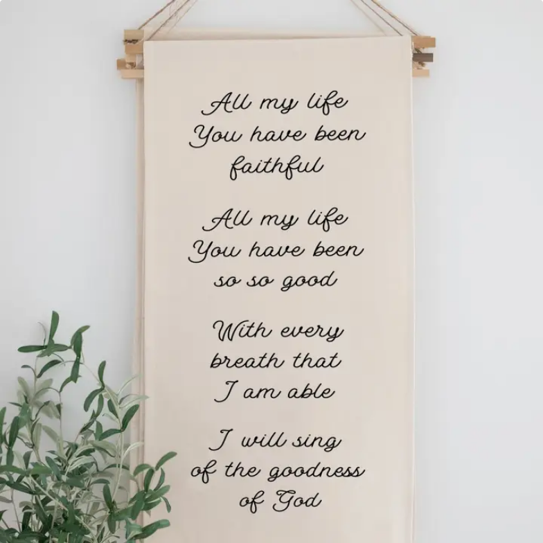 Scripture Scroll Banner