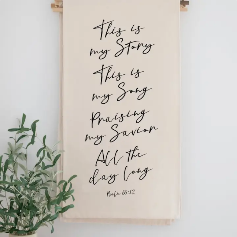 Scripture Scroll Banner