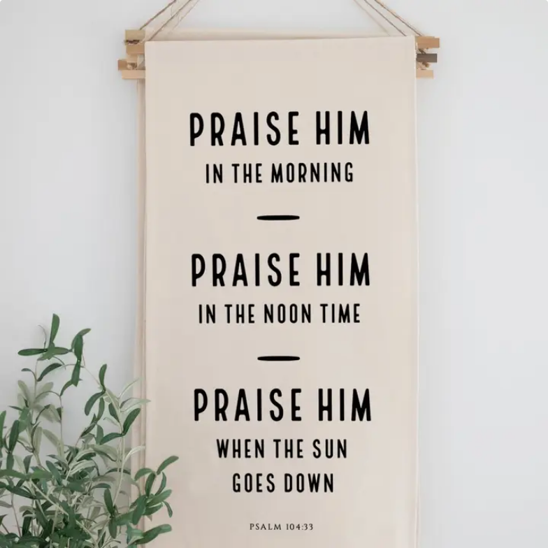 Scripture Scroll Banner