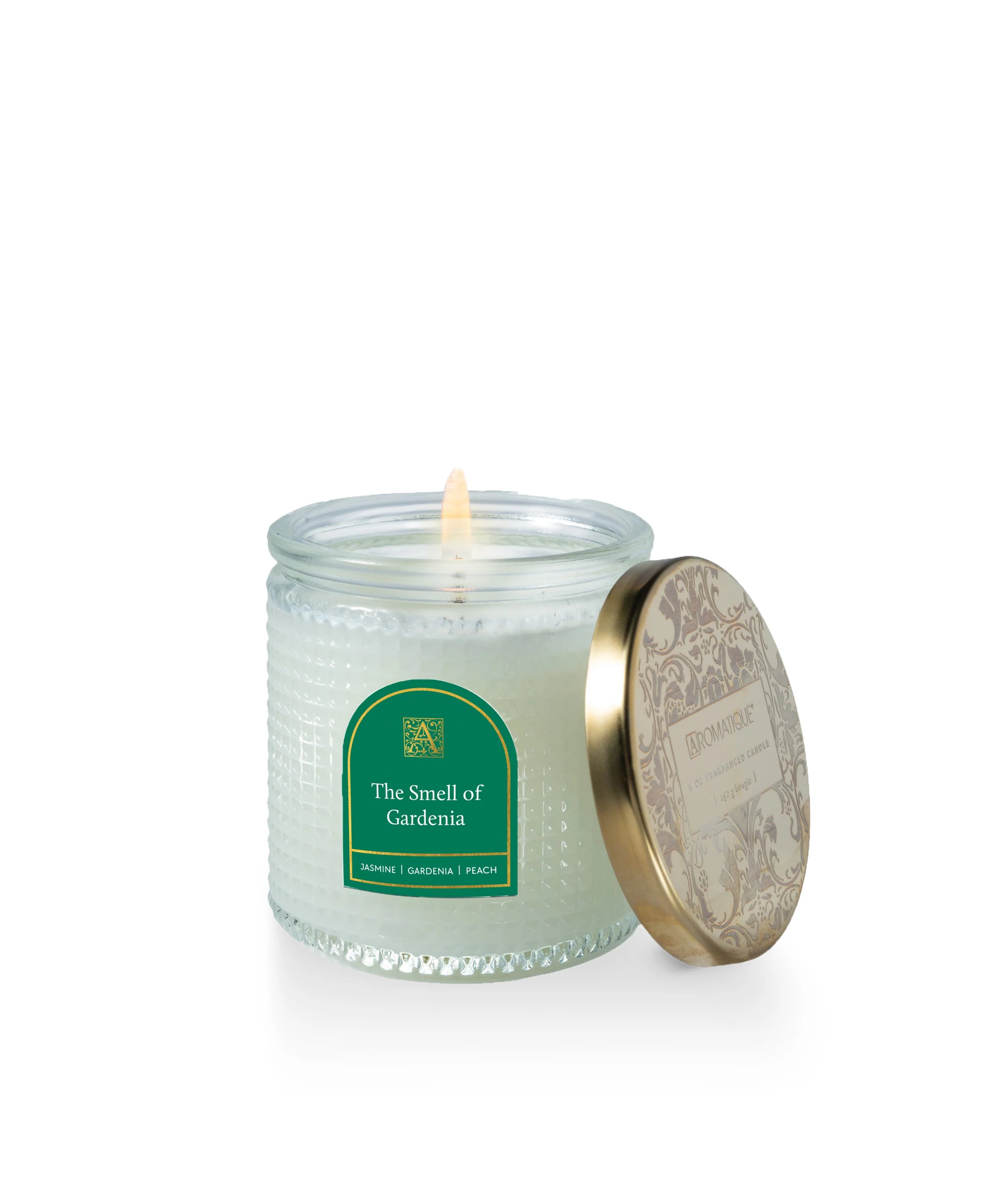 The Smell of Gardenia® Textured Glass Candle