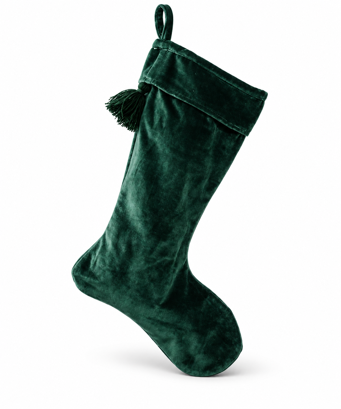 Emerald Velvet Stocking