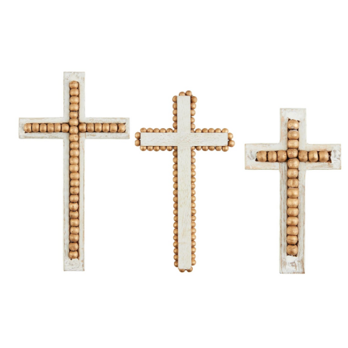 Gold Bead Crosses