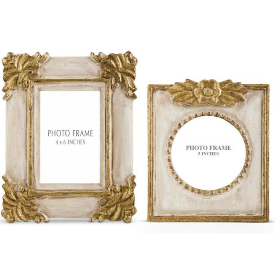 Antique Gold & Cream Frames