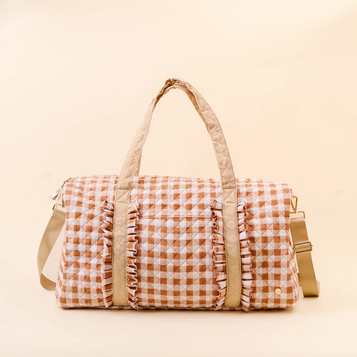 Maple Gingham Duffle Bag