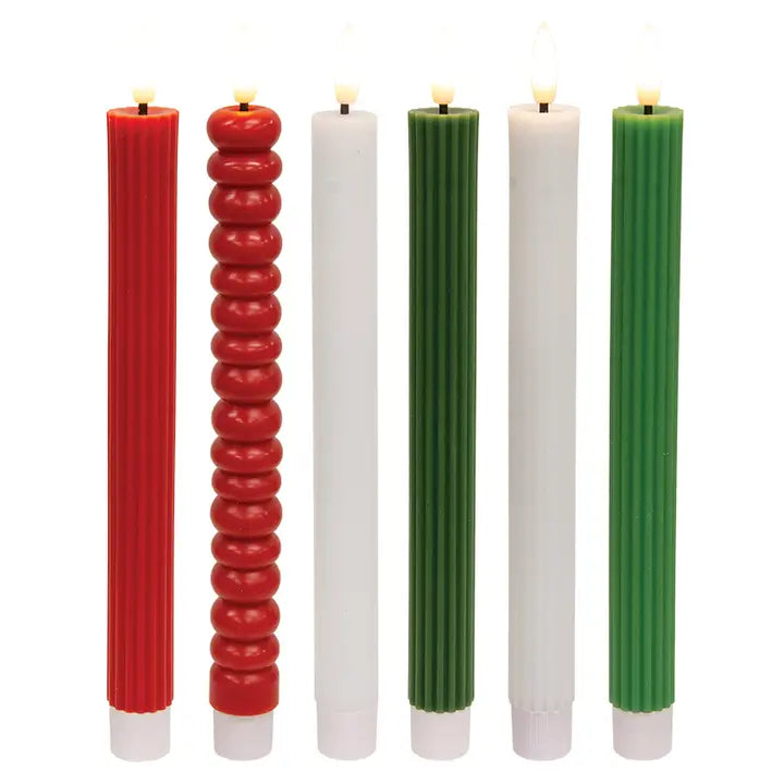 Christmas LED Timer Taper Candle