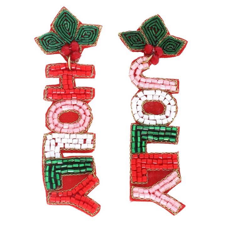 Christmas Jeweled Earrings