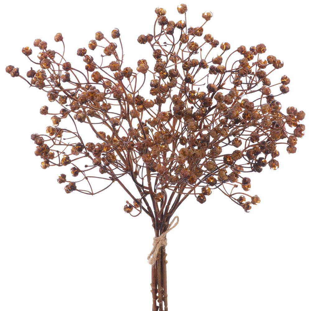 13.5" Brown Gypsophila Bundle