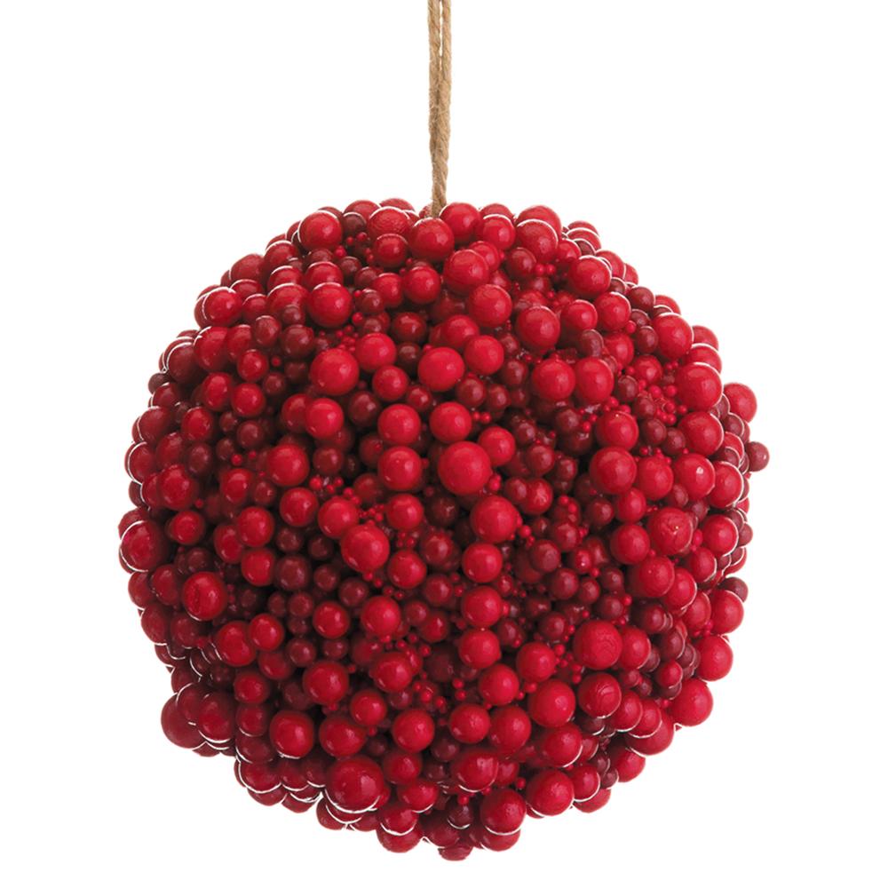 4.5" Berry Ball Ornament