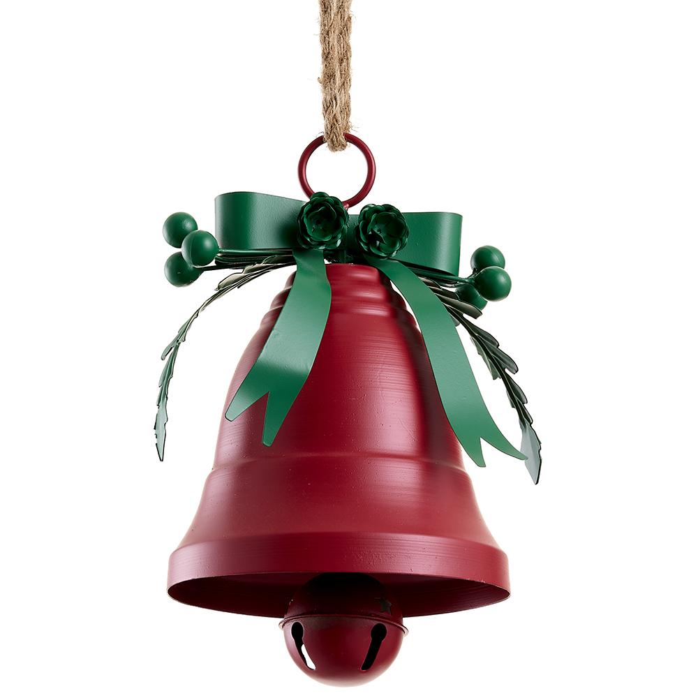 10" Metal Bell Ornament