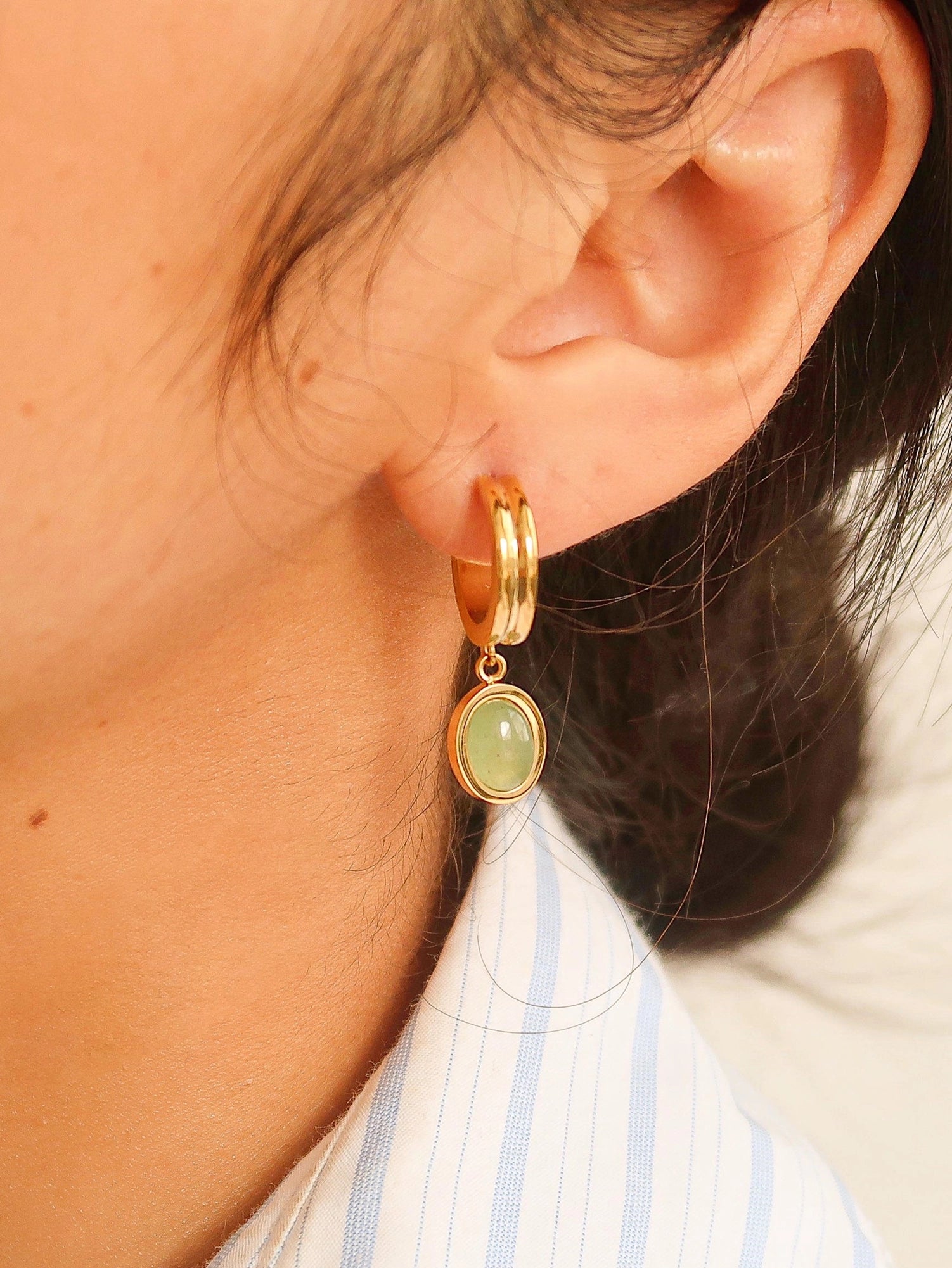 Whitnee Dainty Stone Dangle Earring