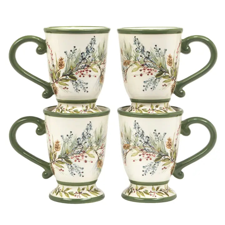 Winters Forest Christmas Ceramic Mug