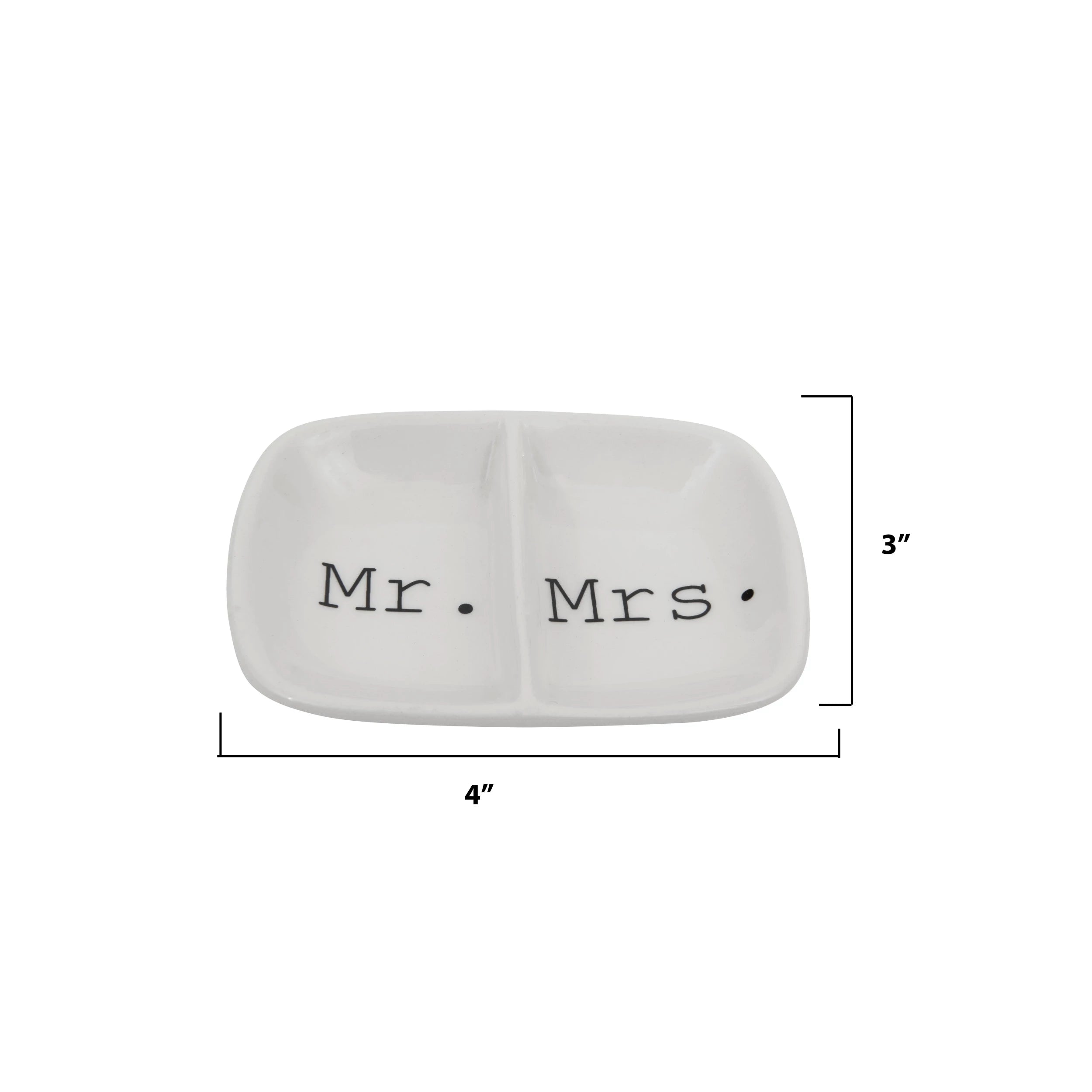 Mr. / Mrs. Ceramic Dish
