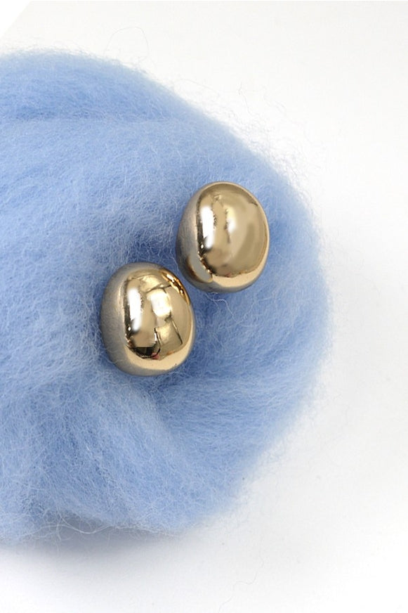 Oval Ball Earrings