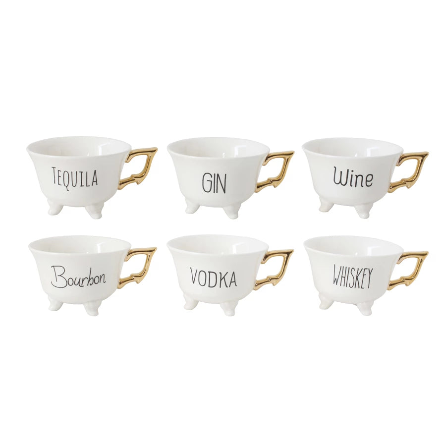 Labeled Footed Teacup