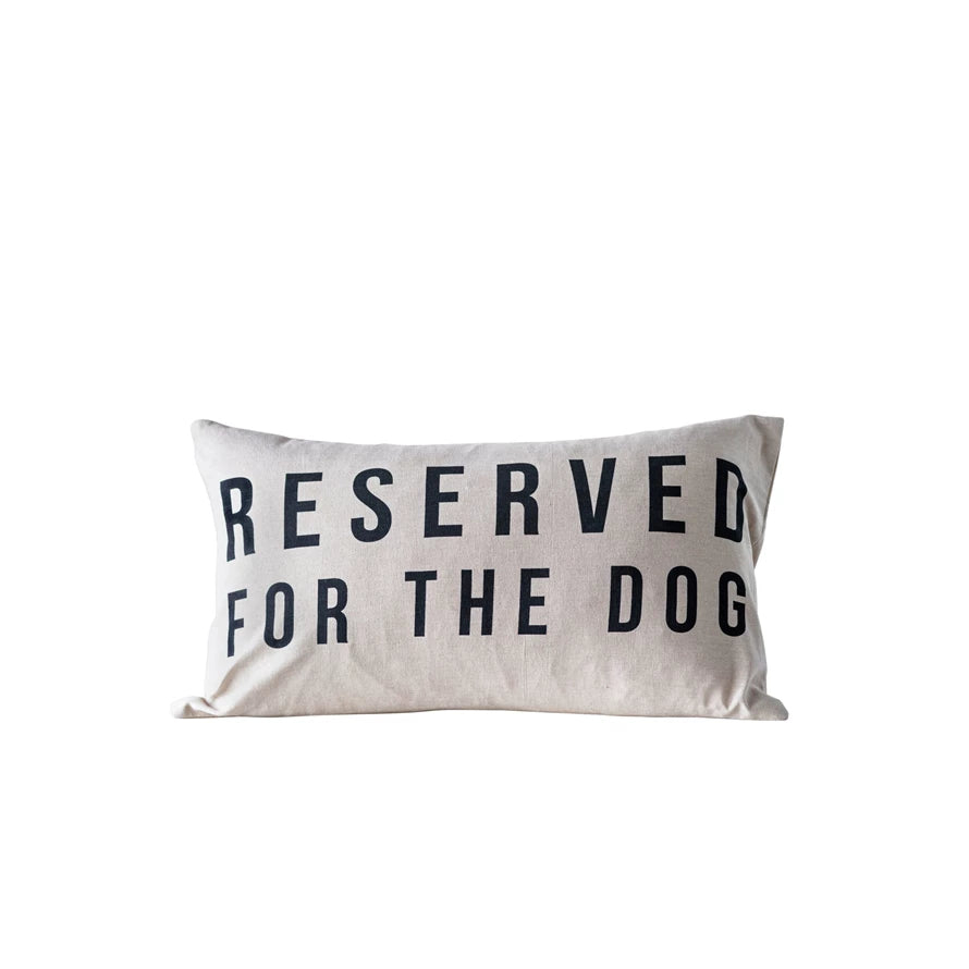 Reserved For Dog Pillow