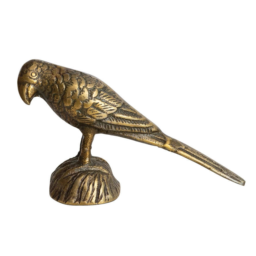 Antique Gold Cast Bird