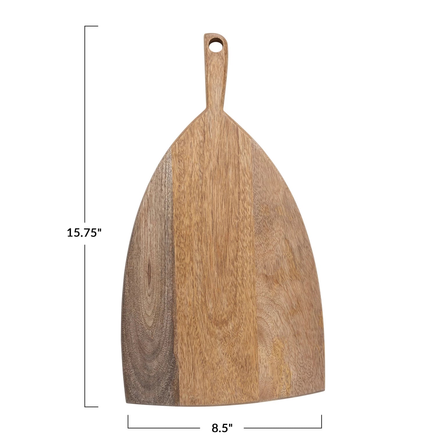 Natural Mango Wood Cheese Board with Handle