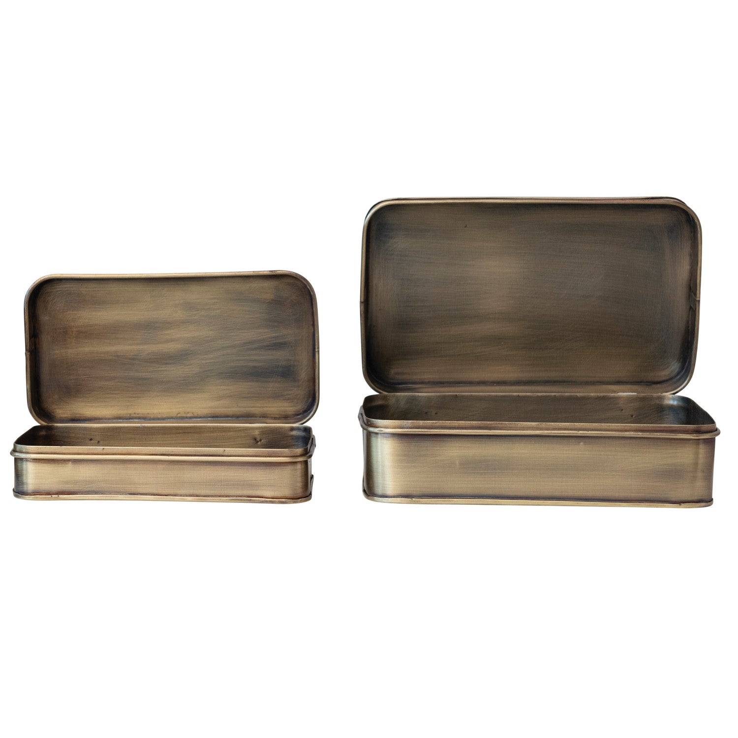 Antique Brass Metal Boxes