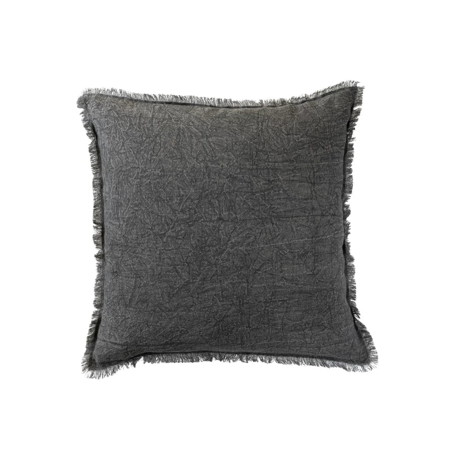 Stonewashed Charcoal Pillow