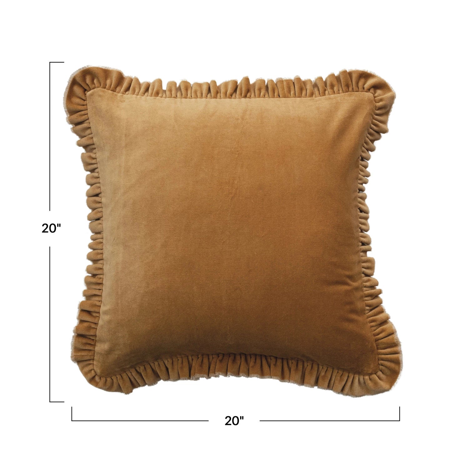 Mustard Velvet Pillow