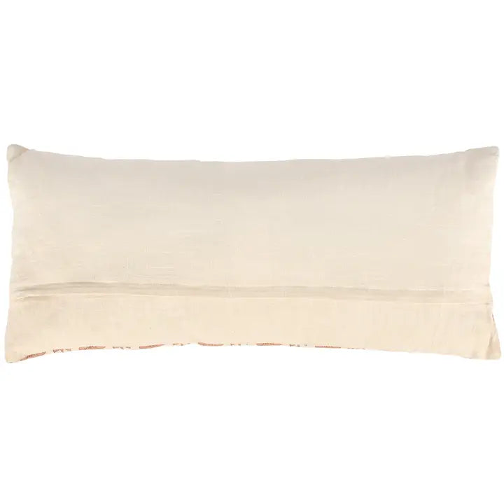 Vintage Floral Bolster Pillow