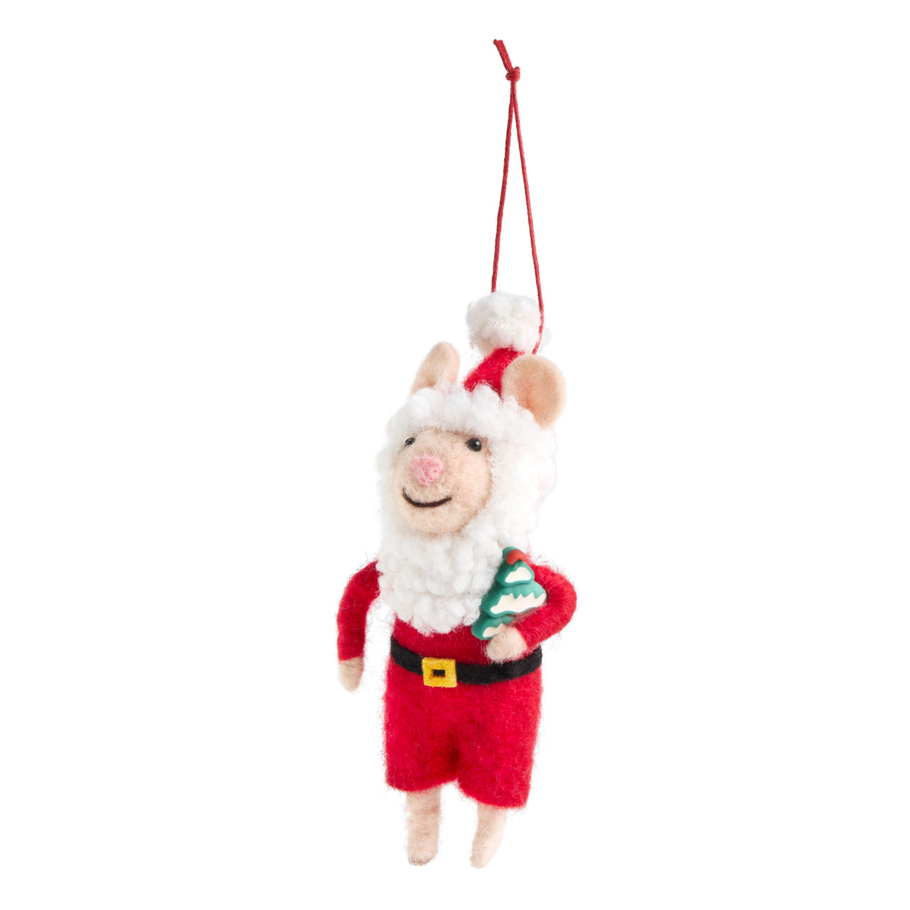 Santa Mouse Ornament