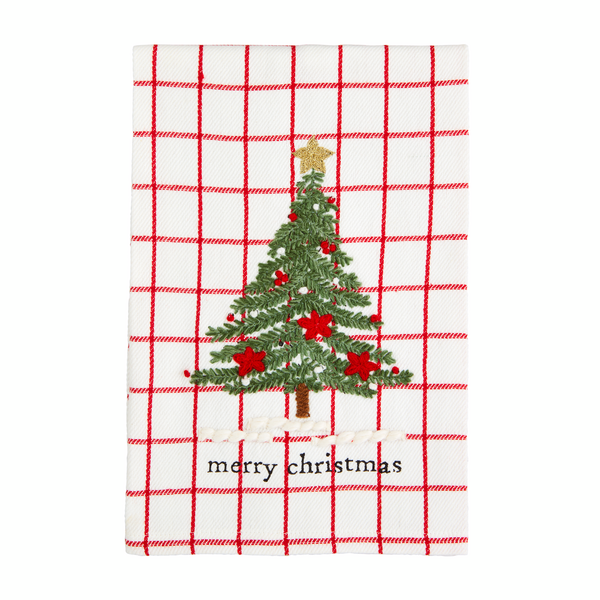 Christmas Embroidered Towel