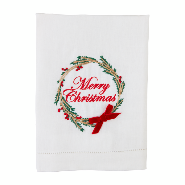 Christmas Embroidered Towel