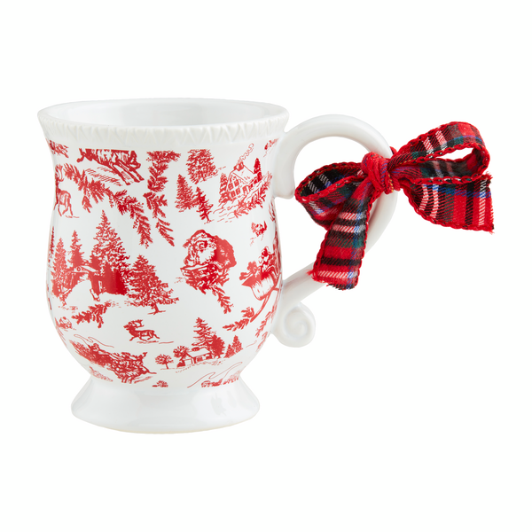 Christmas Toile Mug