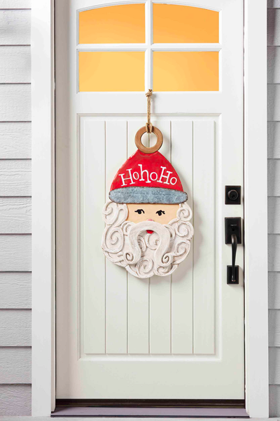 Wood Santa Door Hanger