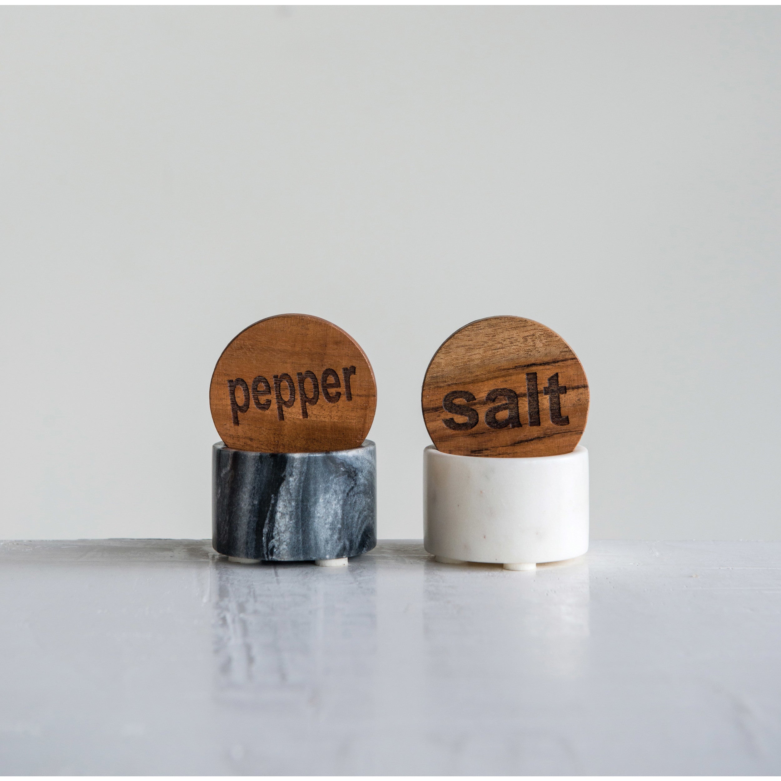 Marble Salt And Pepper