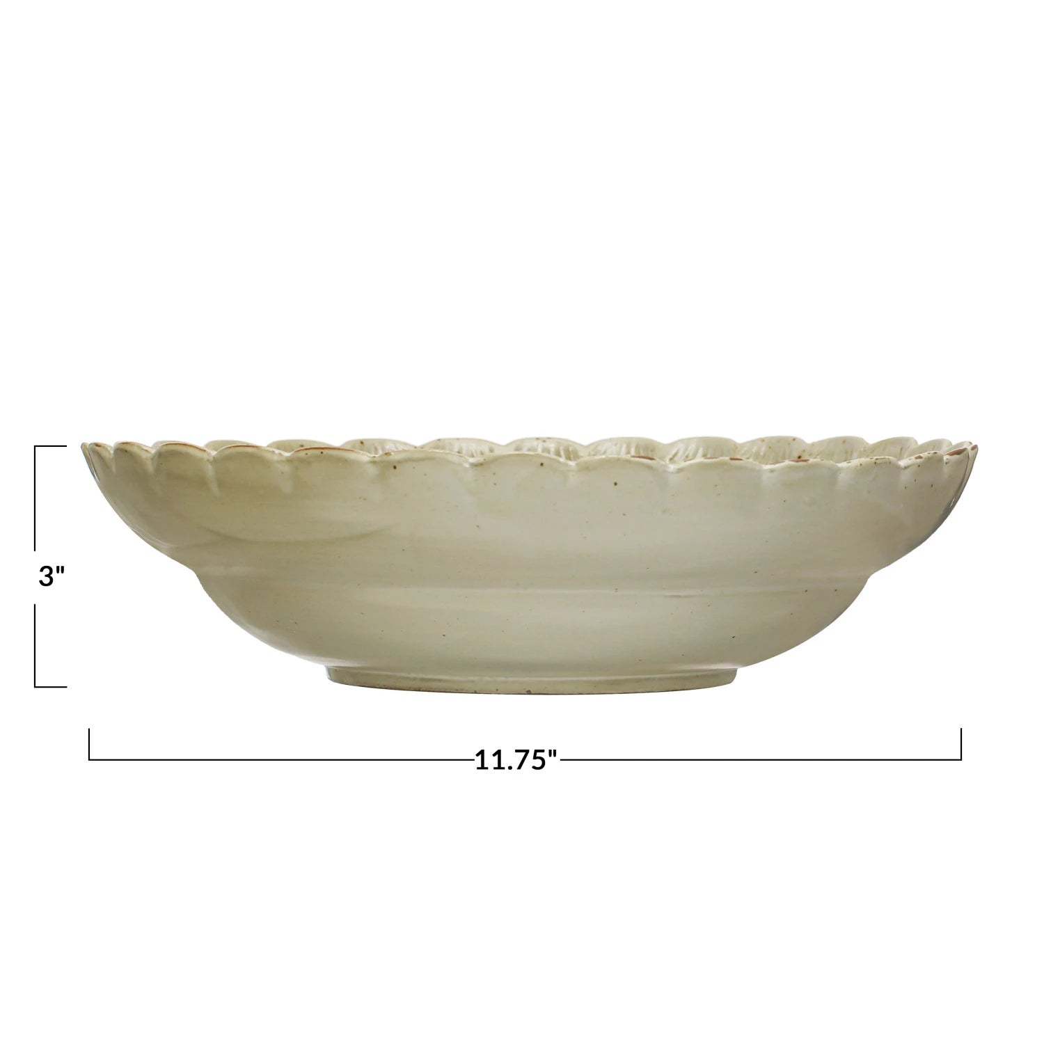 Green Scalloped SW Bowl