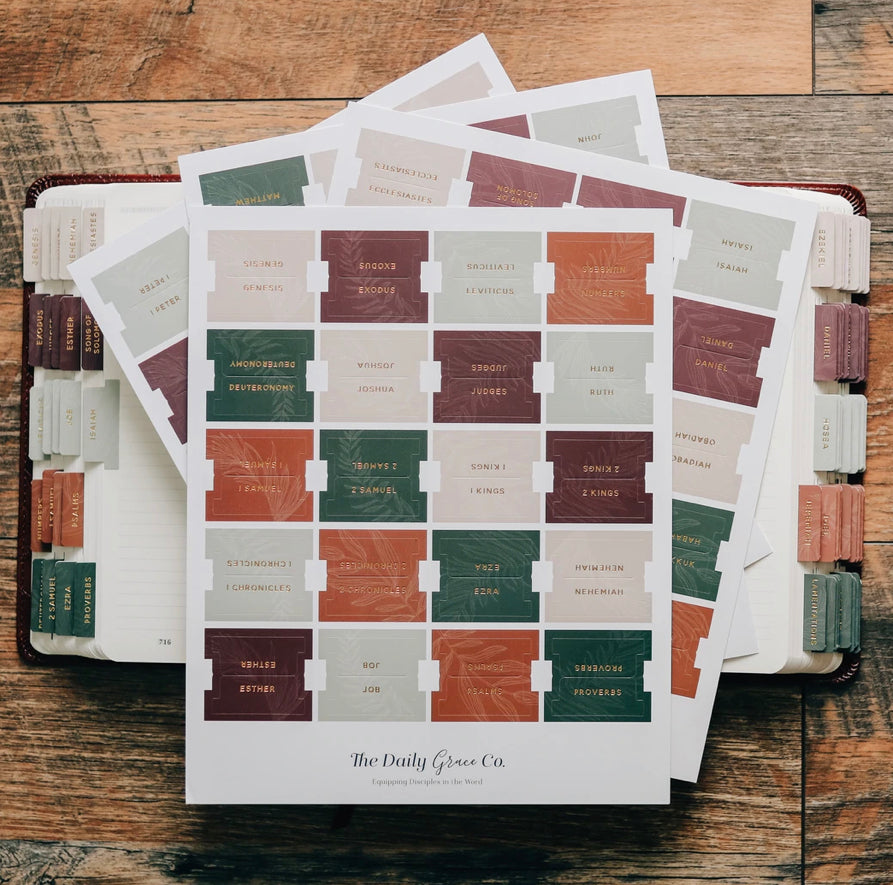 Jewel Tone Bible Tabs